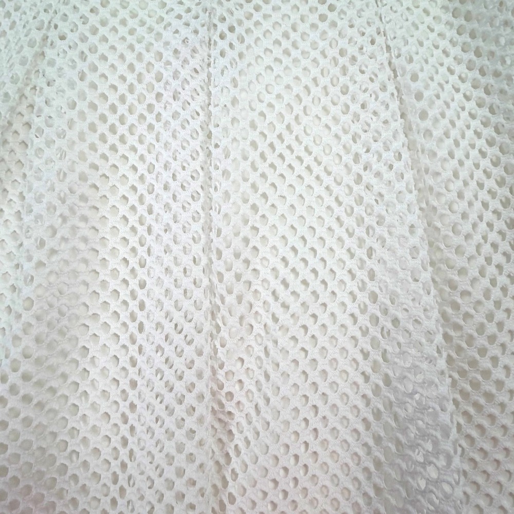 Banana Republic Mini Skirt White Knit Lace Pleated Tenniscore Coastal Preppy 4 - Picture 5 of 16